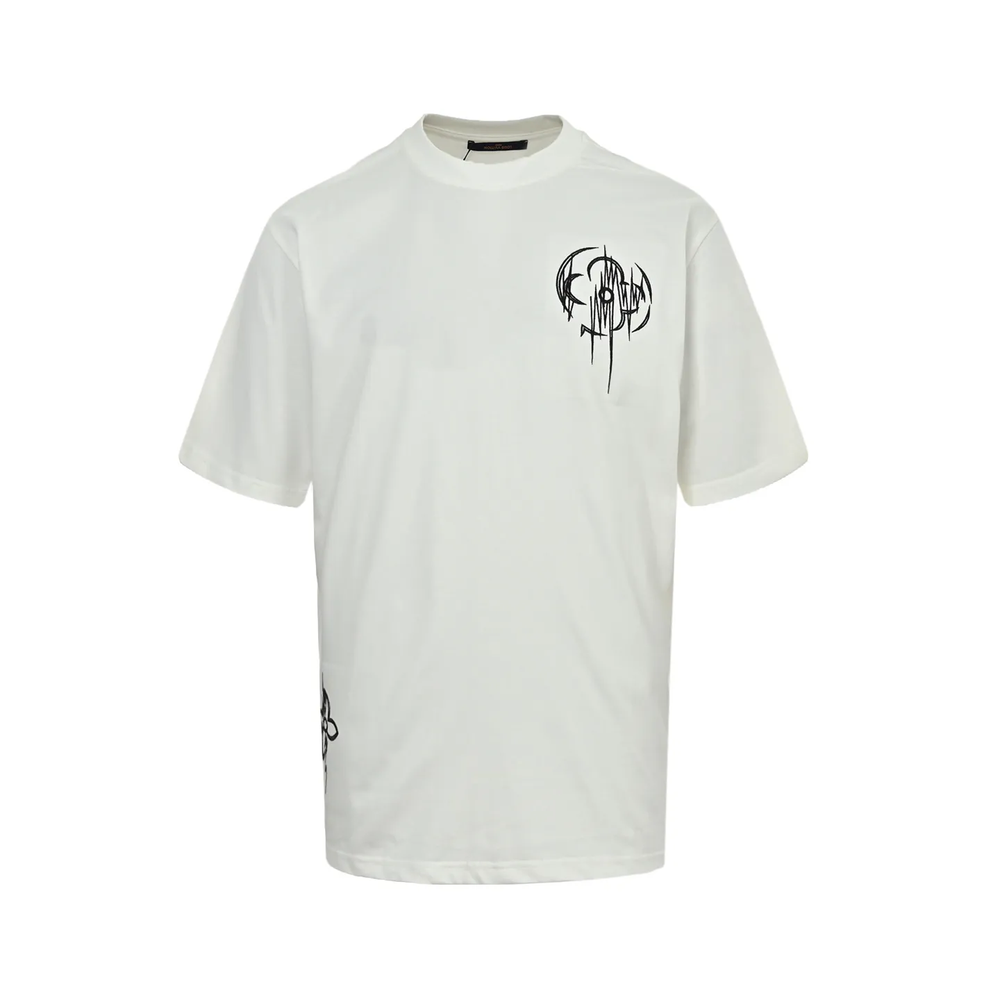 Louis Vuitton/Louis Vuitton Thorns Four-leaf Clover Embroidered Short Sleeve